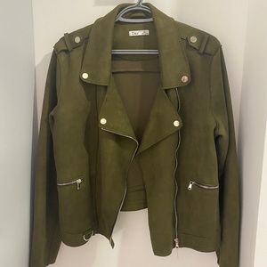 Dex Suede Moto Jacket